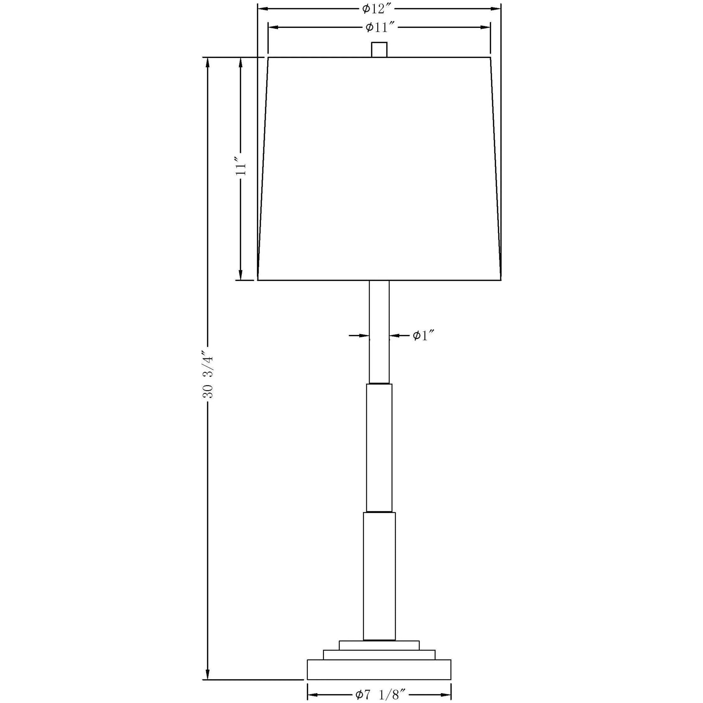 Flow Decor - Robinson Table Lamp - 3821 - Canada Light Shop