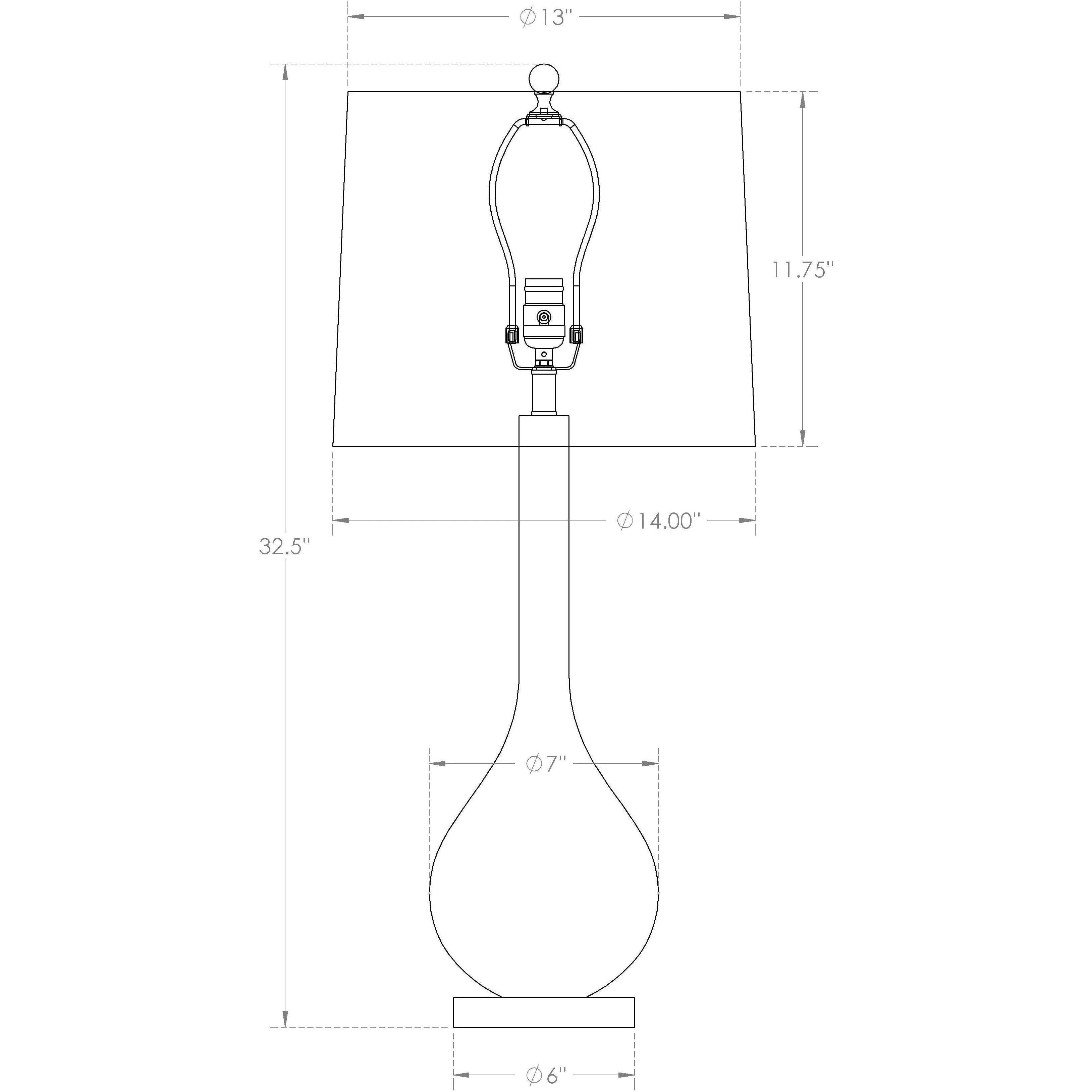 Flow Decor - Rowan Table Lamp - 3803 - Canada Light Shop
