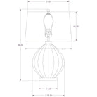 Flow Decor - Shelley Table Lamp - 4032 - Canada Light Shop