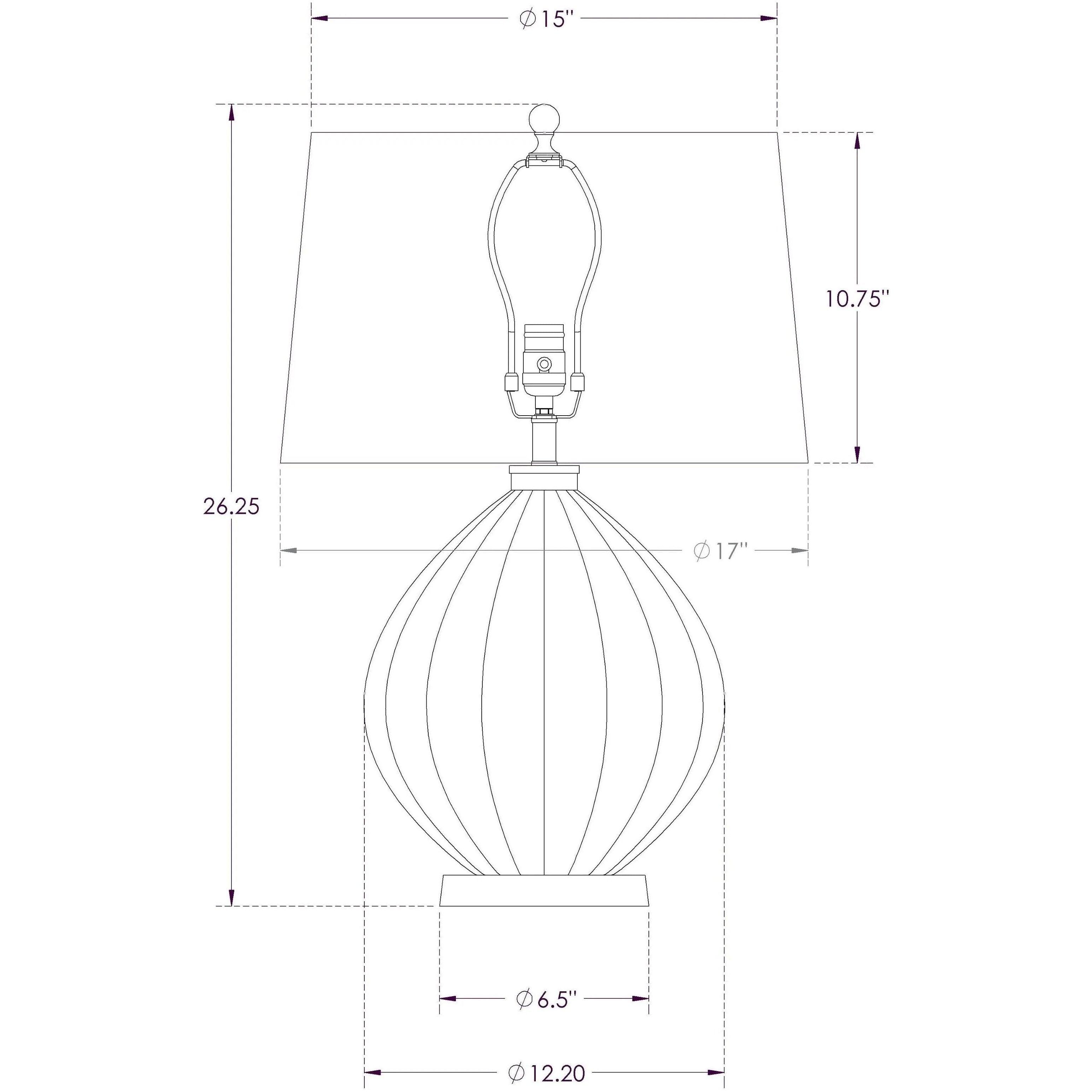 Flow Decor - Shelley Table Lamp - 4032 - Canada Light Shop