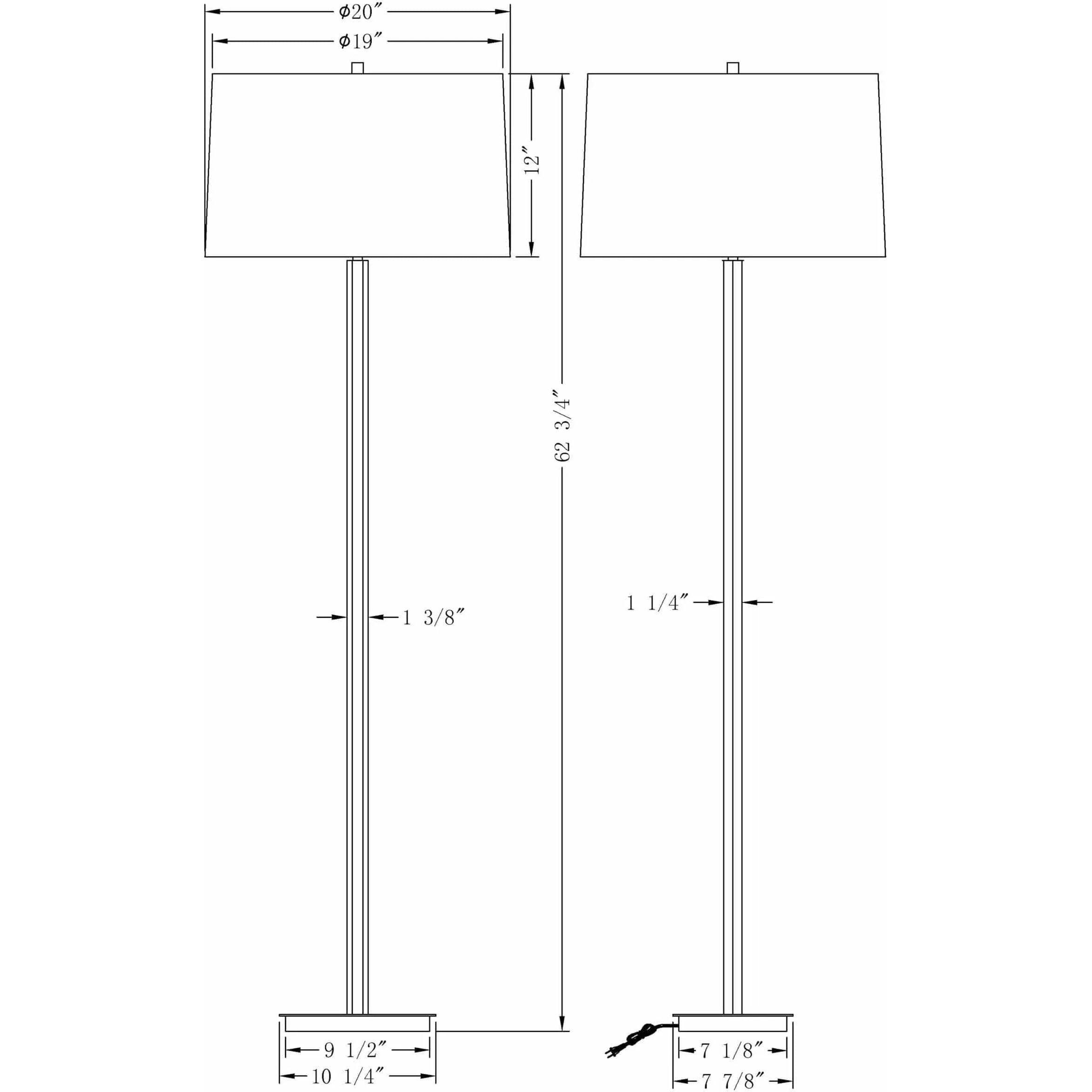 Flow Decor - Sydney Floor Lamp - 4356 - Canada Light Shop