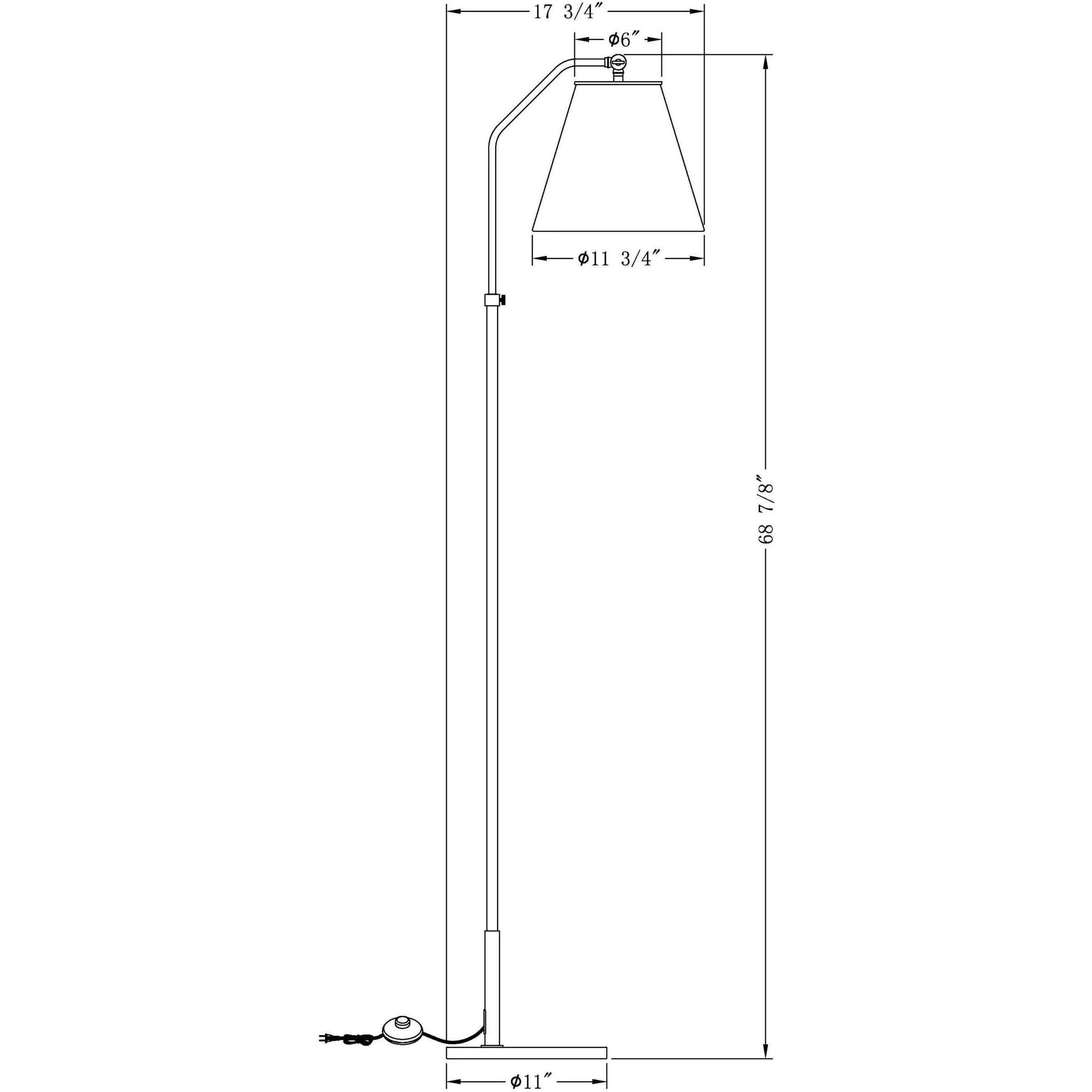 Flow Decor - Ward Floor Lamp - 4453 - Canada Light Shop
