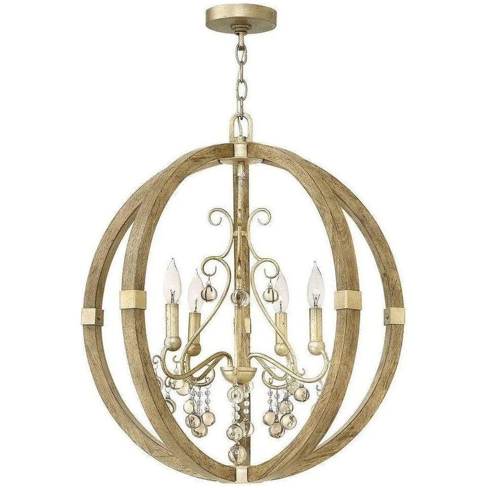Fredrick Ramond - Abingdon 24-Inch Four Light Foyer Pendant - FR37233SLF - Canada Light Shop