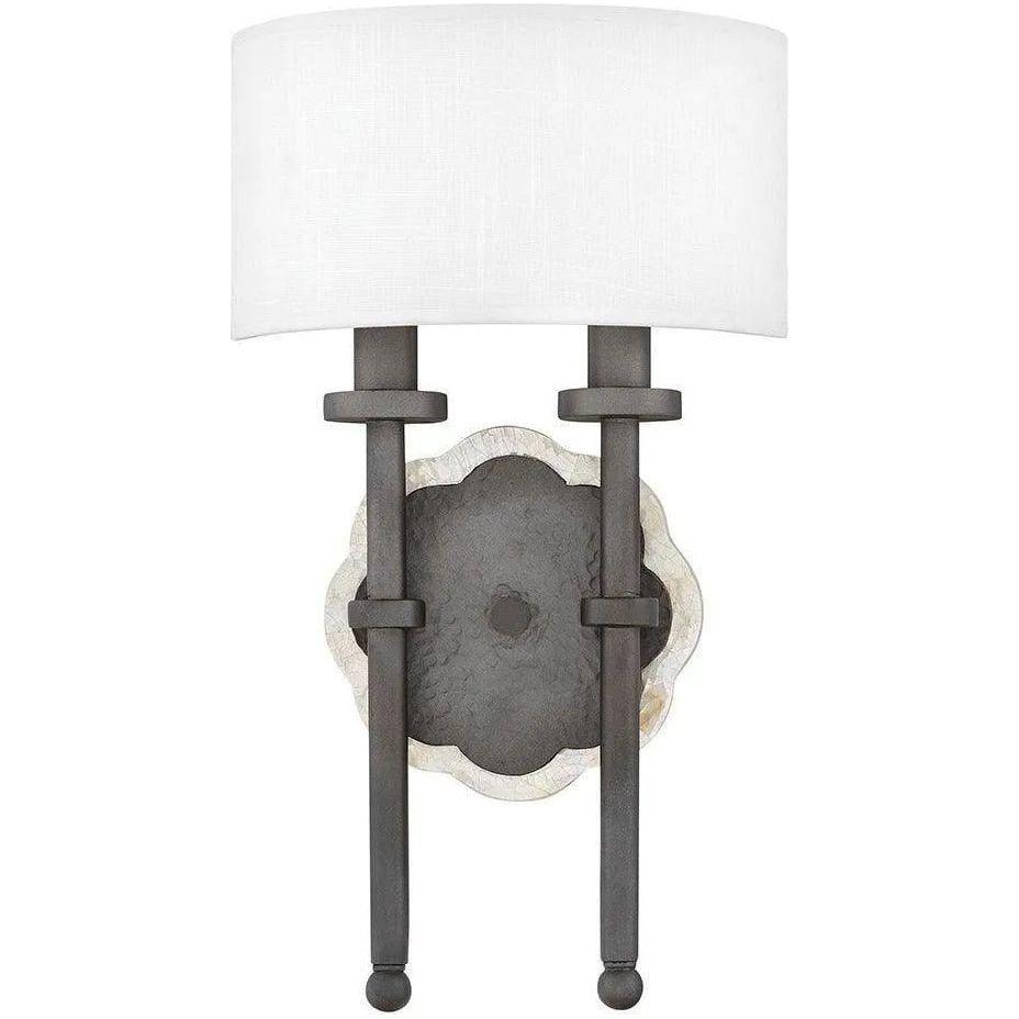 Fredrick Ramond - Alba 16-Inch Two Light Wall Sconce - FR41102MMB - Canada Light Shop