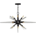 Fredrick Ramond - Ariel 40-Inch 12 Light Chandelier - FR47409BLK - Canada Light Shop