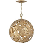 Fredrick Ramond - Botanica 24-Inch Six Light Chandelier - FR35108BNG - Canada Light Shop