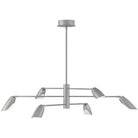 Fredrick Ramond - Bowery 50-Inch Six Light Chandelier - FR35806BNI - Canada Light Shop