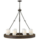 Fredrick Ramond - Cabot 38-Inch Eight Light Chandelier - FR48439IRN - Canada Light Shop
