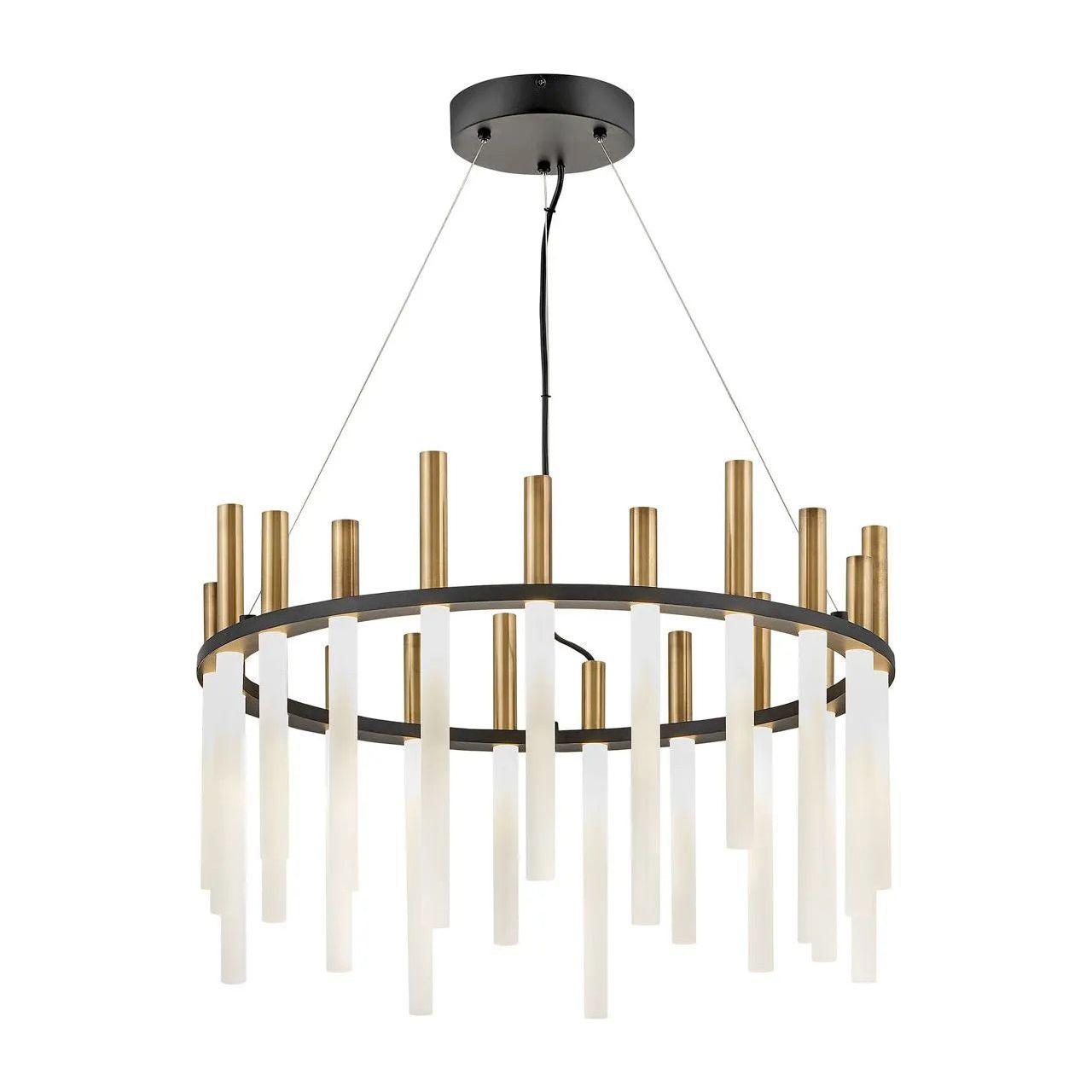 Fredrick Ramond - Echo LED Chandelier - FR30706BLK - Canada Light Shop