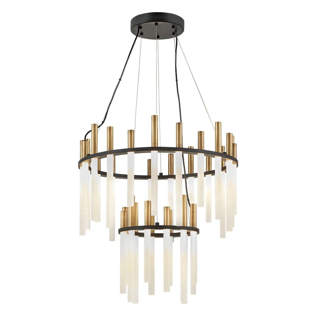 Fredrick Ramond - Echo LED Chandelier - FR30708BLK - Canada Light Shop