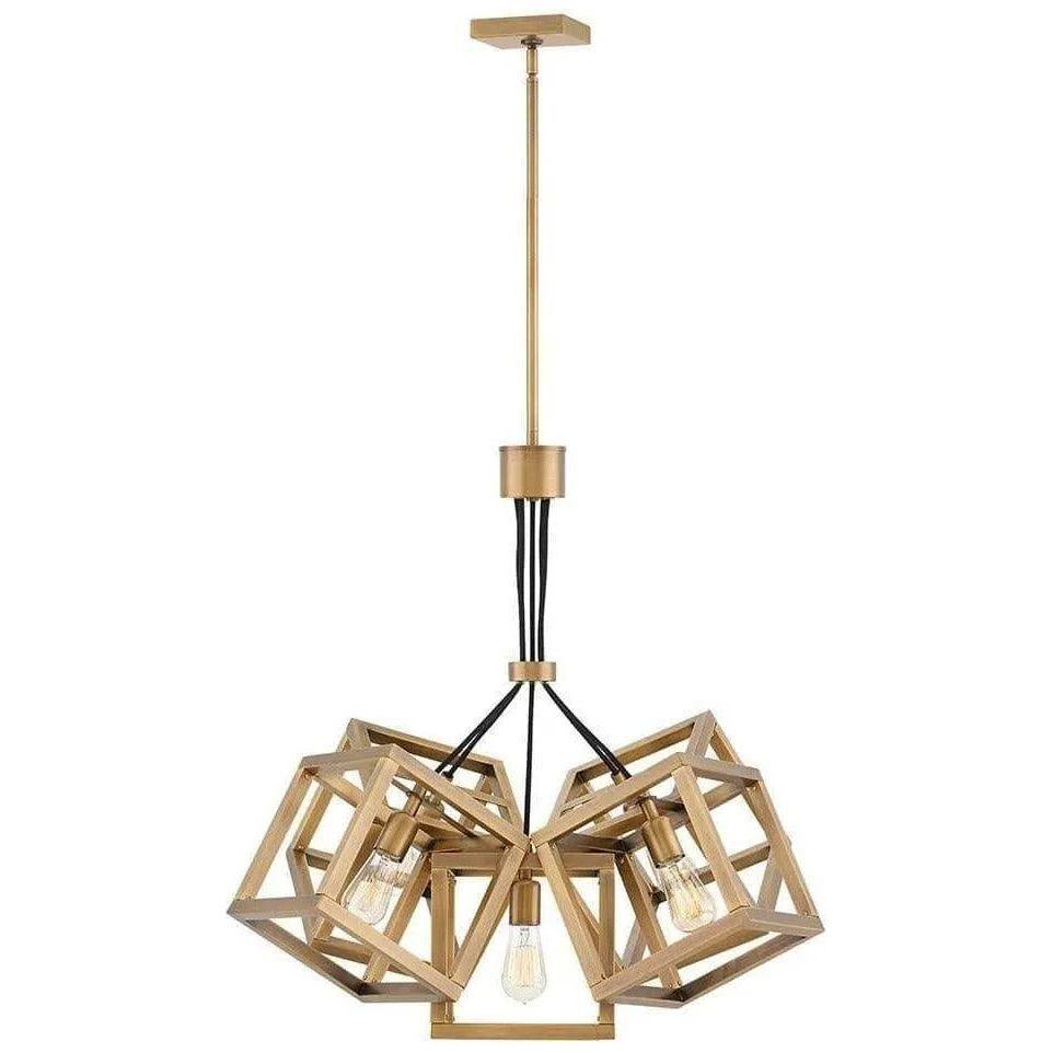 Fredrick Ramond - Ensemble 30-Inch Five Light Chandelier - FR42444BBZ - Canada Light Shop