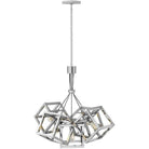 Fredrick Ramond - Ensemble 30-Inch Five Light Chandelier - FR42444PNI - Canada Light Shop