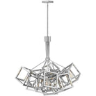 Fredrick Ramond - Ensemble 30-Inch Nine Light Chandelier - FR42445PNI - Canada Light Shop