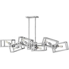 Fredrick Ramond - Ensemble 62-Inch Six Light Chandelier - FR42446PNI - Canada Light Shop