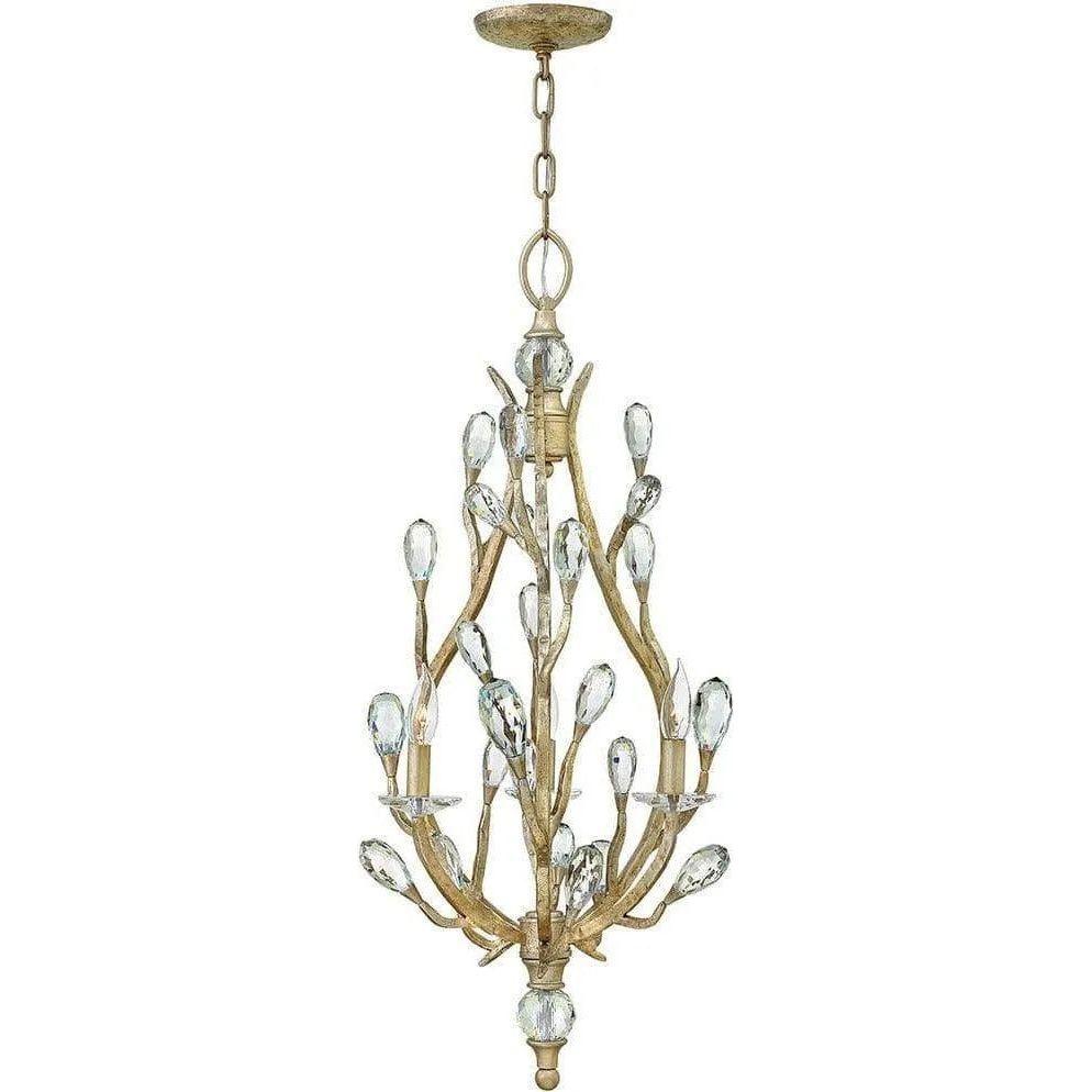 Fredrick Ramond - Eve 18-Inch Three Light Chandelier - FR46803CPG - Canada Light Shop