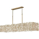 Fredrick Ramond - Farrah 60-Inch Ten Light Chandelier - FR33109BNG - Canada Light Shop
