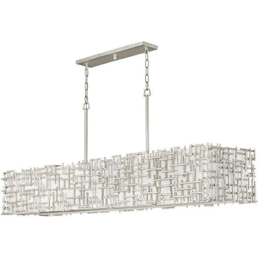 Fredrick Ramond - Farrah 60-Inch Ten Light Chandelier - FR33109SLF - Canada Light Shop