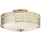 Fredrick Ramond - Jules 15-Inch Three Light Foyer Pendant - FR35601BRG - Canada Light Shop