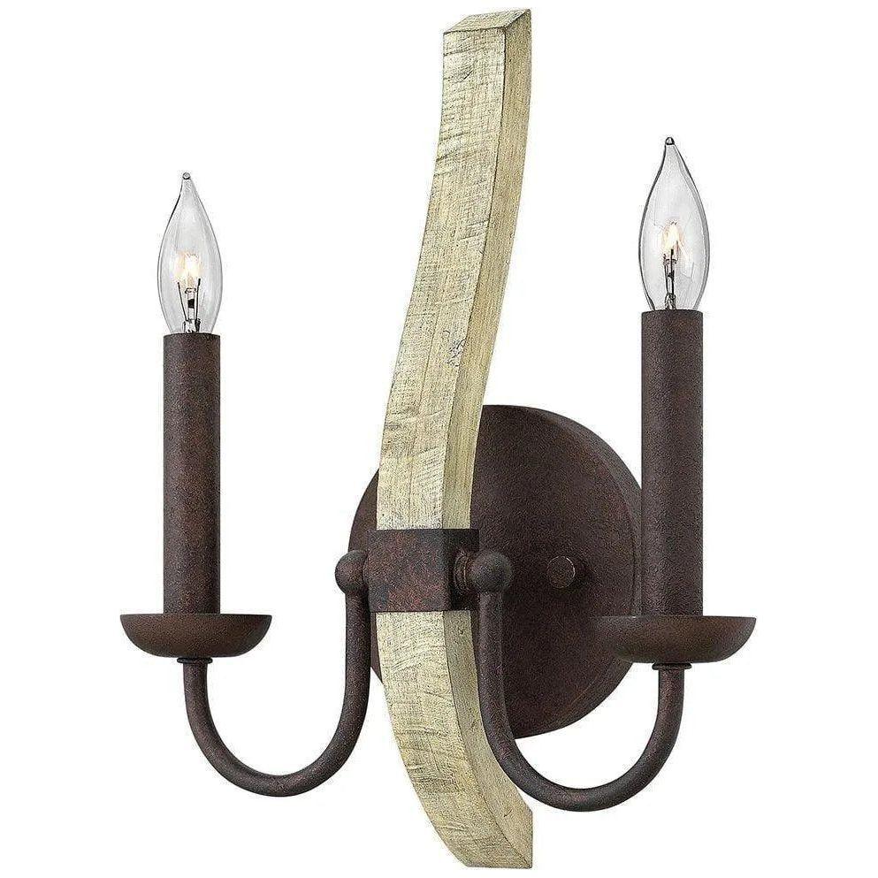 Fredrick Ramond - Middlefield 13-Inch Two Light Wall Sconce - FR40572IRR - Canada Light Shop