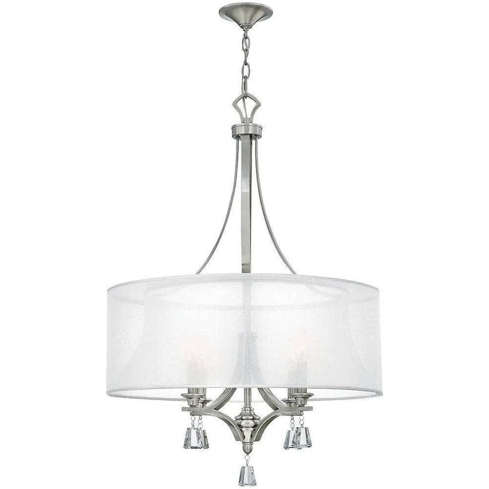 Fredrick Ramond - Mime 25-Inch Four Light Chandelier - FR45604BNI - Canada Light Shop