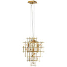 Fredrick Ramond - Petra 23-Inch Four Light Chandelier - FR47884LGD - Canada Light Shop
