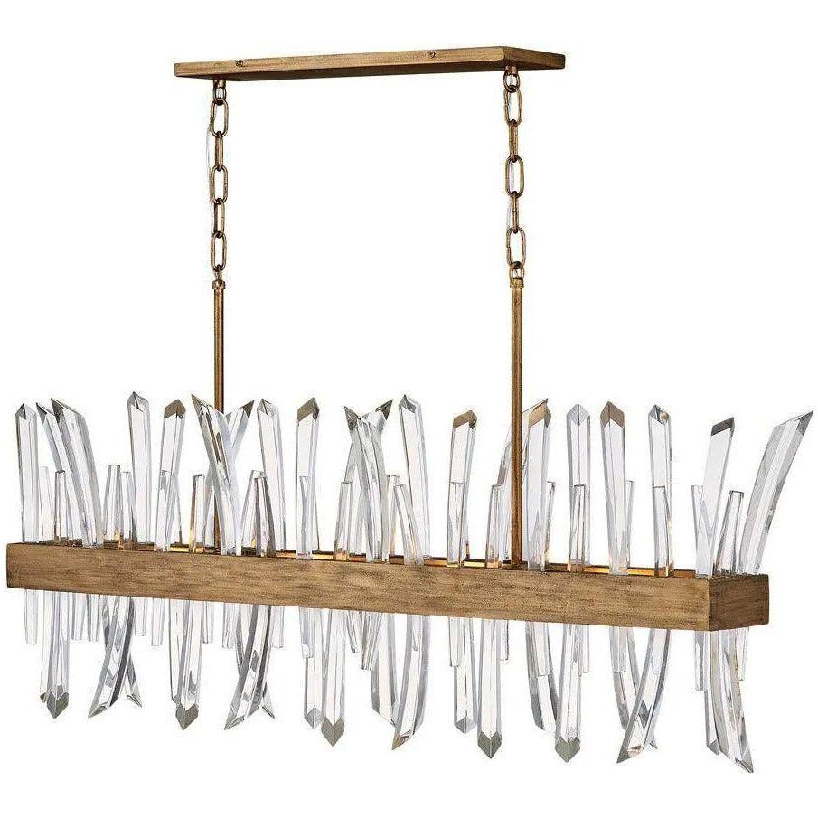 Fredrick Ramond - Revel 41-Inch Four Light Chandelier - FR30908BNG - Canada Light Shop