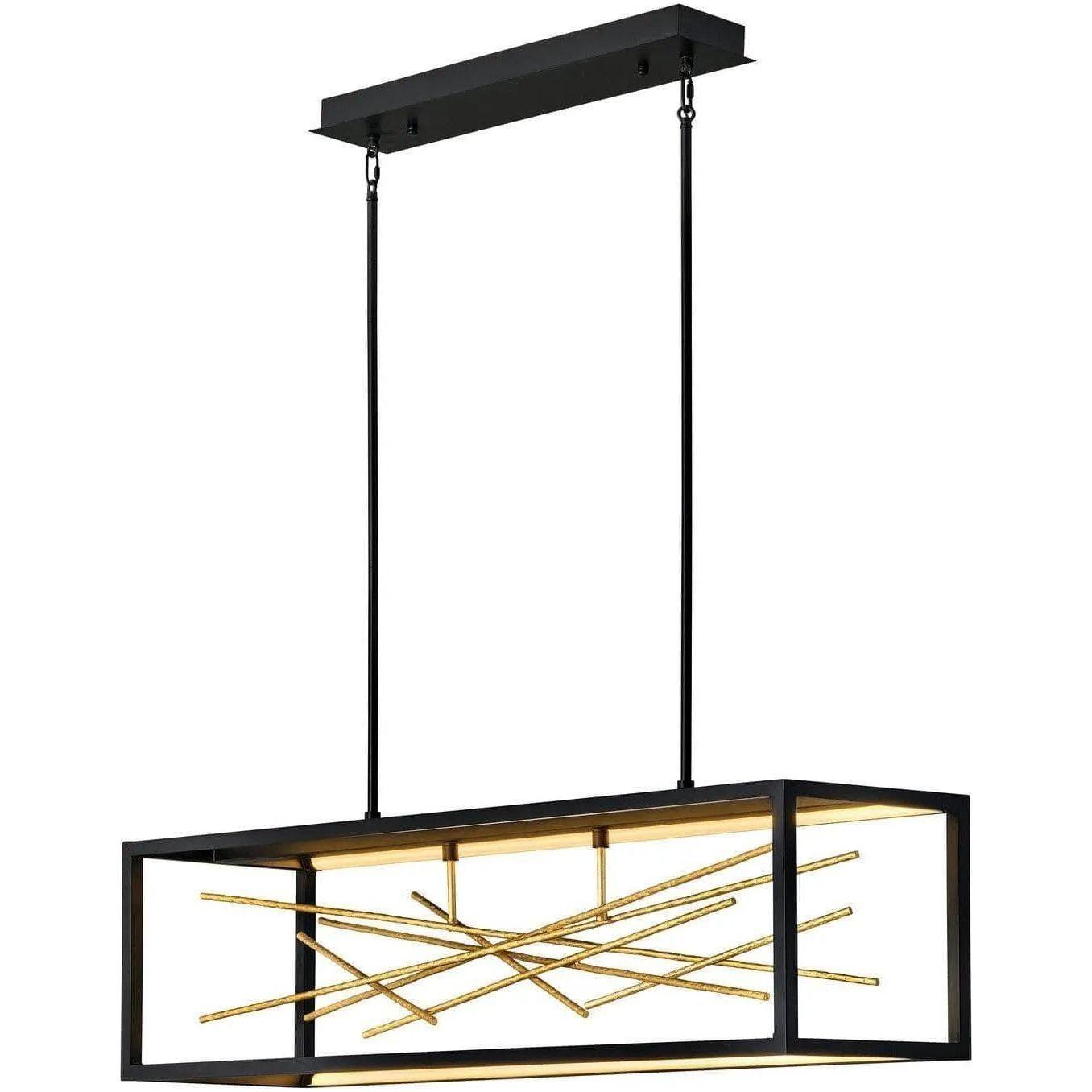 Fredrick Ramond - Styx 45-Inch LED Chandelier - FR46406BLK - Canada Light Shop