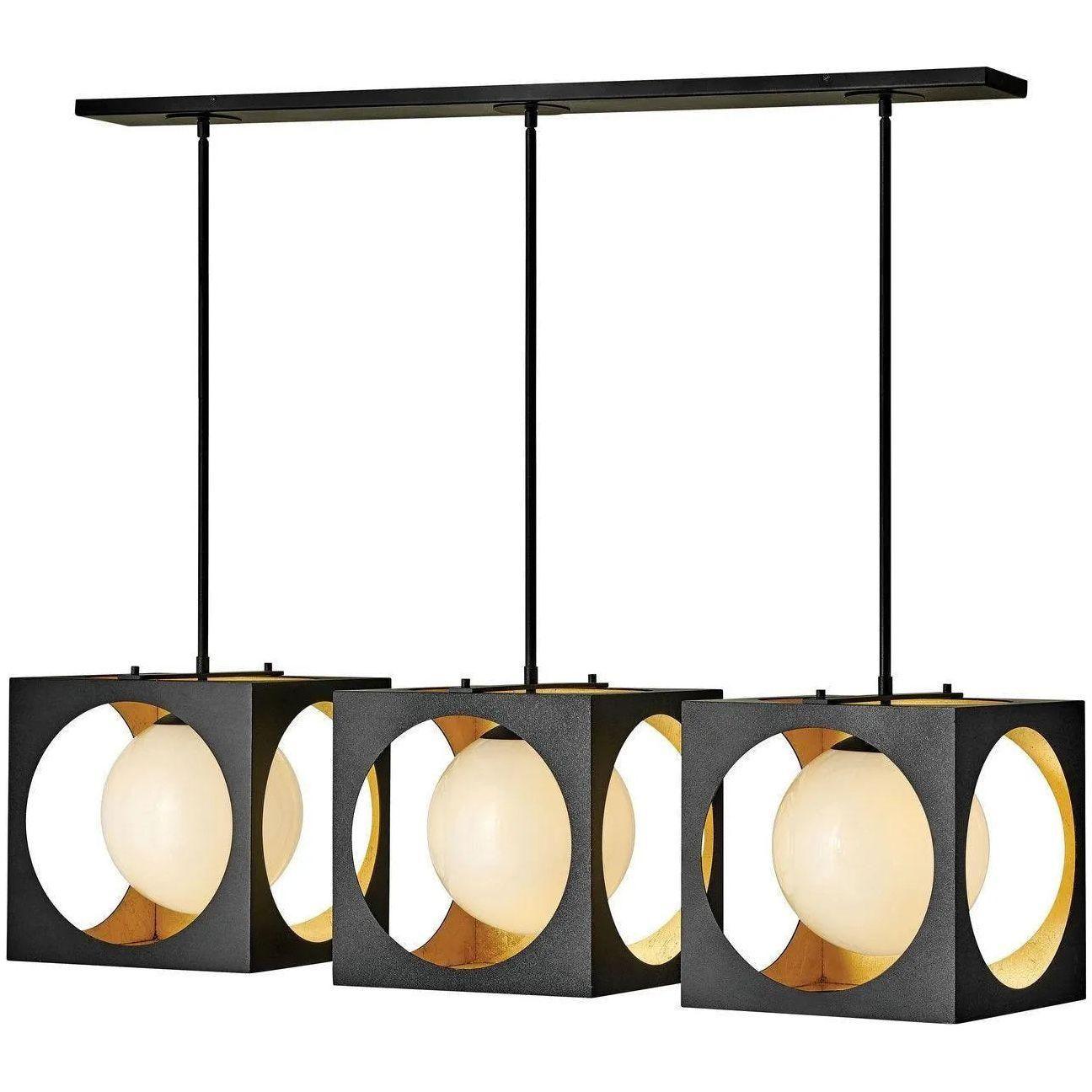 Fredrick Ramond - Vega 47-Inch Three Light Chandelier - FR33005ABK - Canada Light Shop