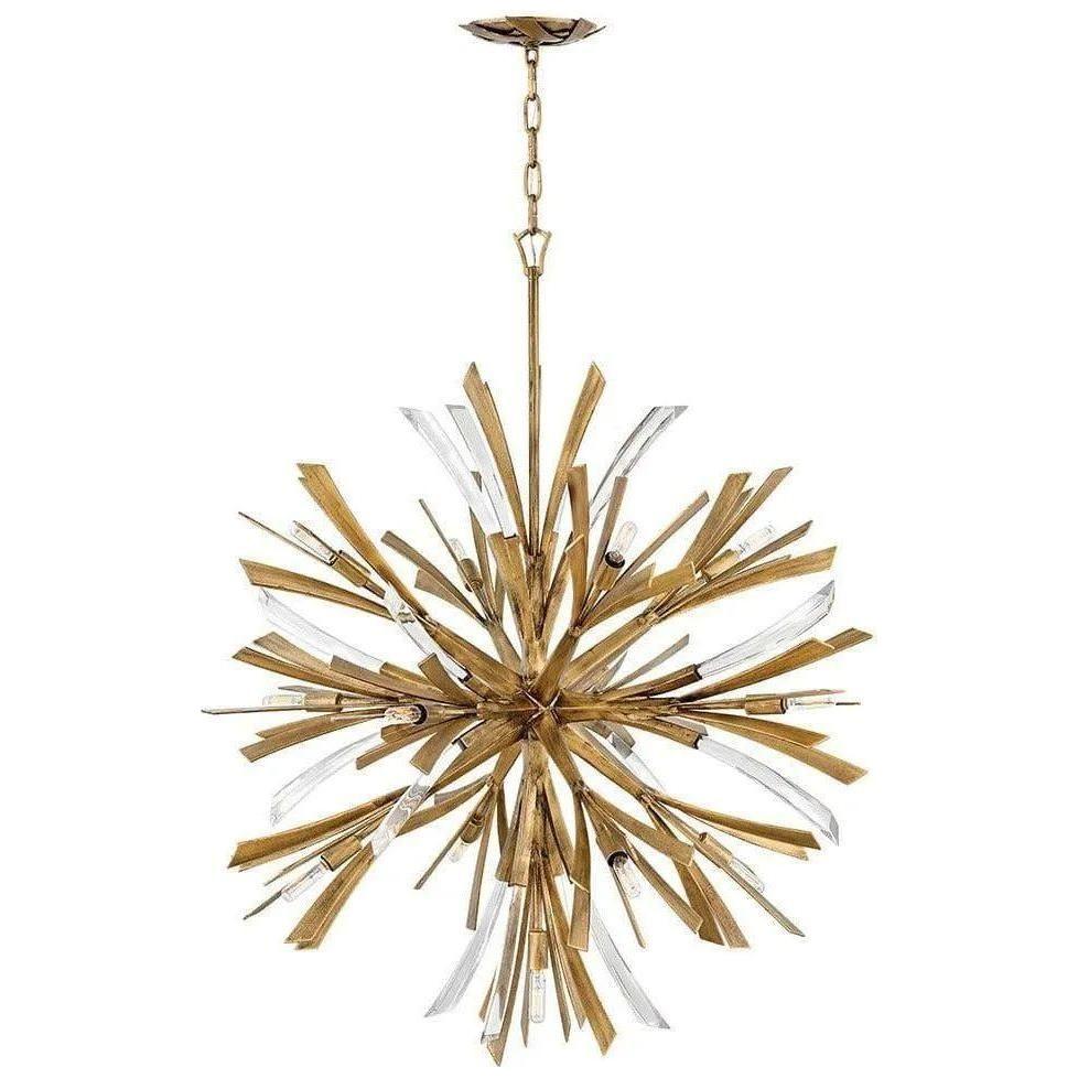 Fredrick Ramond - Vida 36-Inch 13 Light Chandelier - FR40905BNG - Canada Light Shop