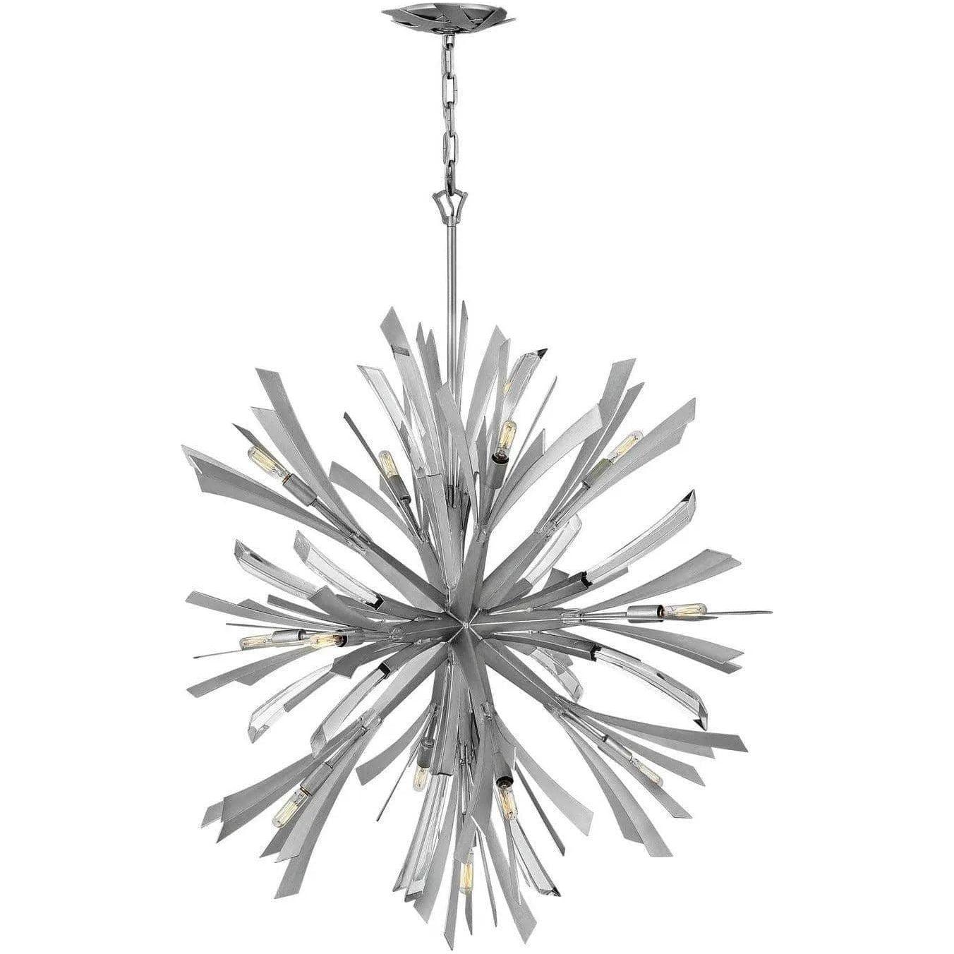 Fredrick Ramond - Vida 36-Inch 13 Light Chandelier - FR40905GG - Canada Light Shop