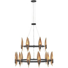 Fredrick Ramond - Willow 36-Inch 18 Light Chandelier - FR44009CBK - Canada Light Shop