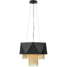 Fredrick Ramond - Zuma 17-Inch Six Light Chandelier - FR32804SBK - Canada Light Shop