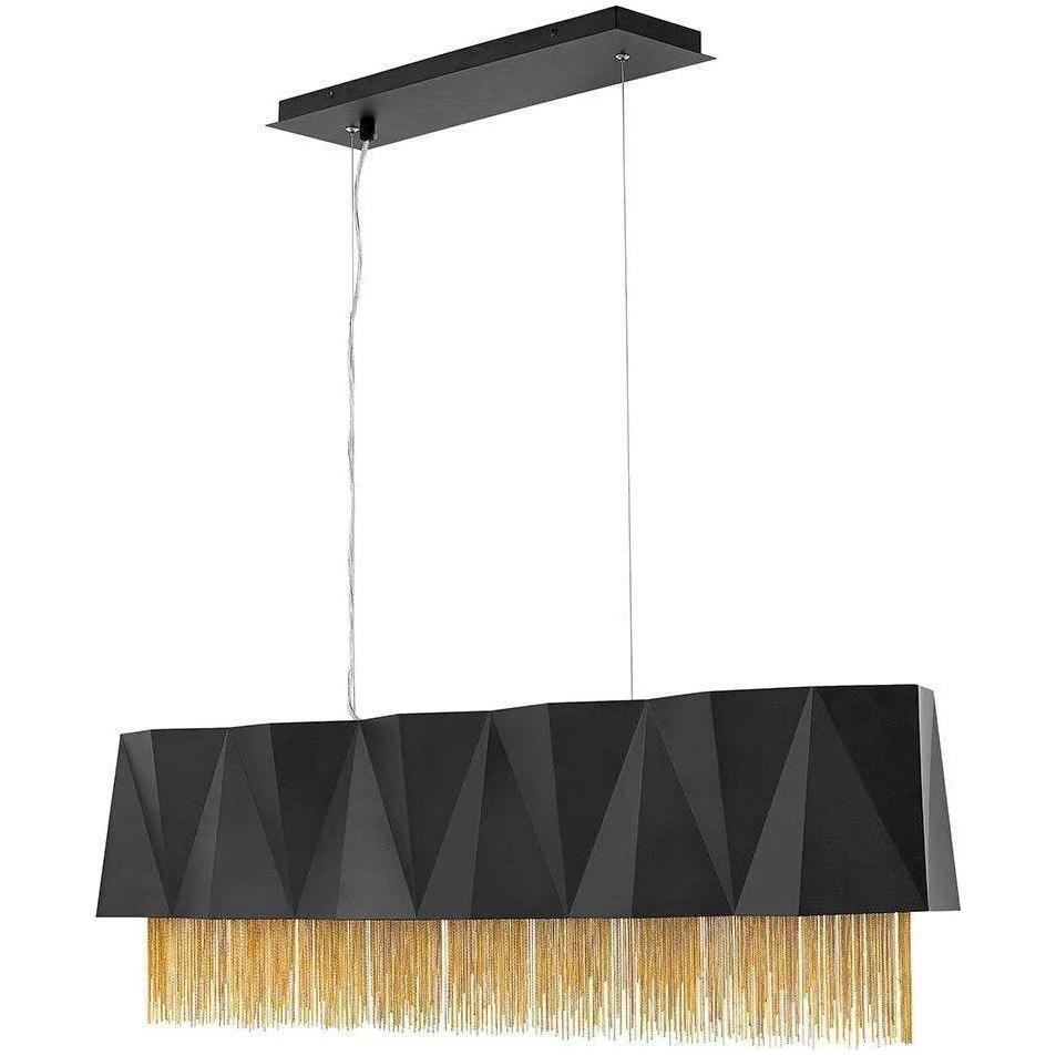 Fredrick Ramond - Zuma 43-Inch Five Light Chandelier - FR32806SBK - Canada Light Shop