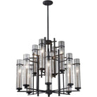 Generation Lighting - Ethan Chandelier - F2629/8+4AF/BS - Canada Light Shop