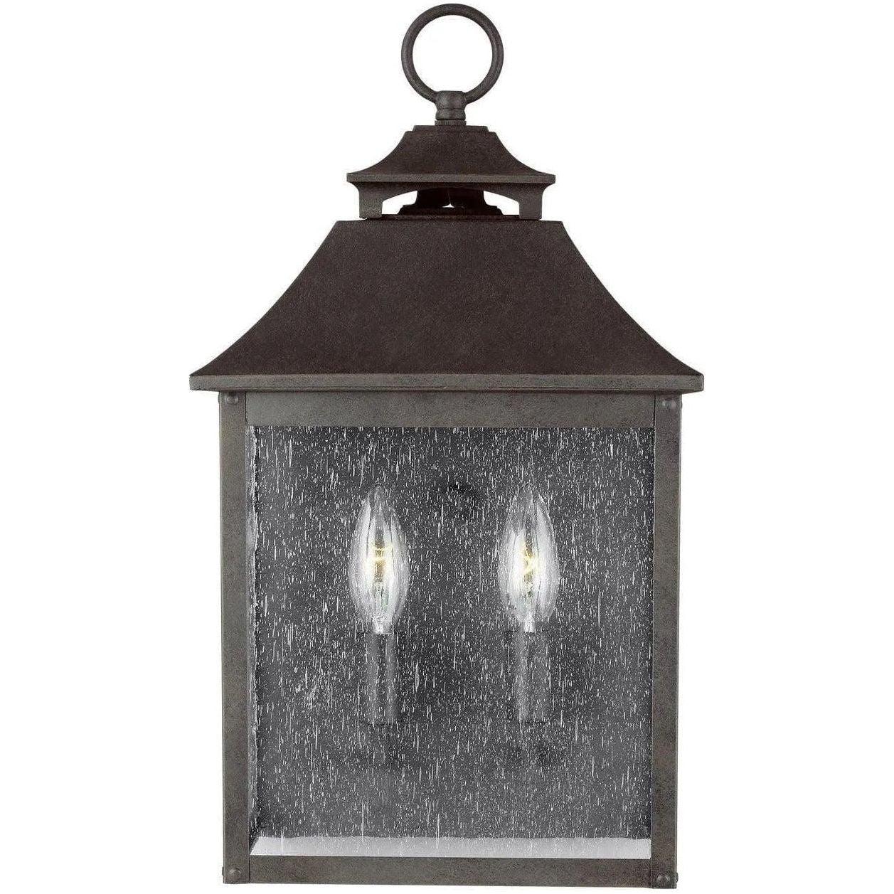 Generation Lighting - Galena Outdoor Wall Lantern - OL14400SBL - Canada Light Shop