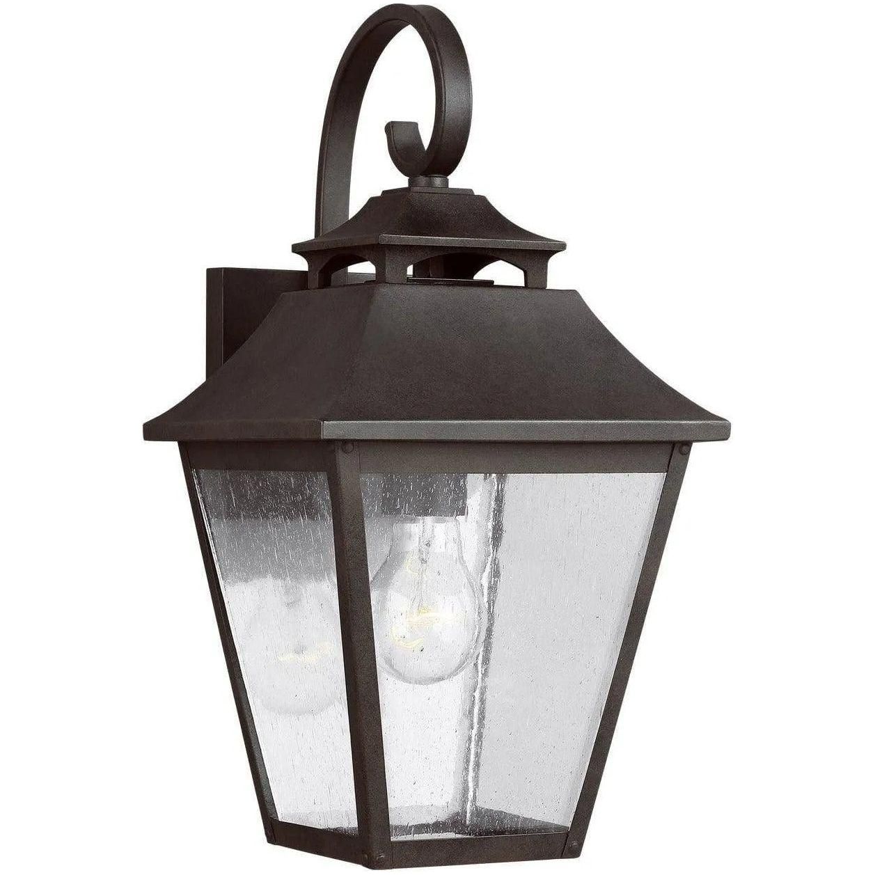 Generation Lighting - Galena Outdoor Wall Lantern - OL14402SBL - Canada Light Shop