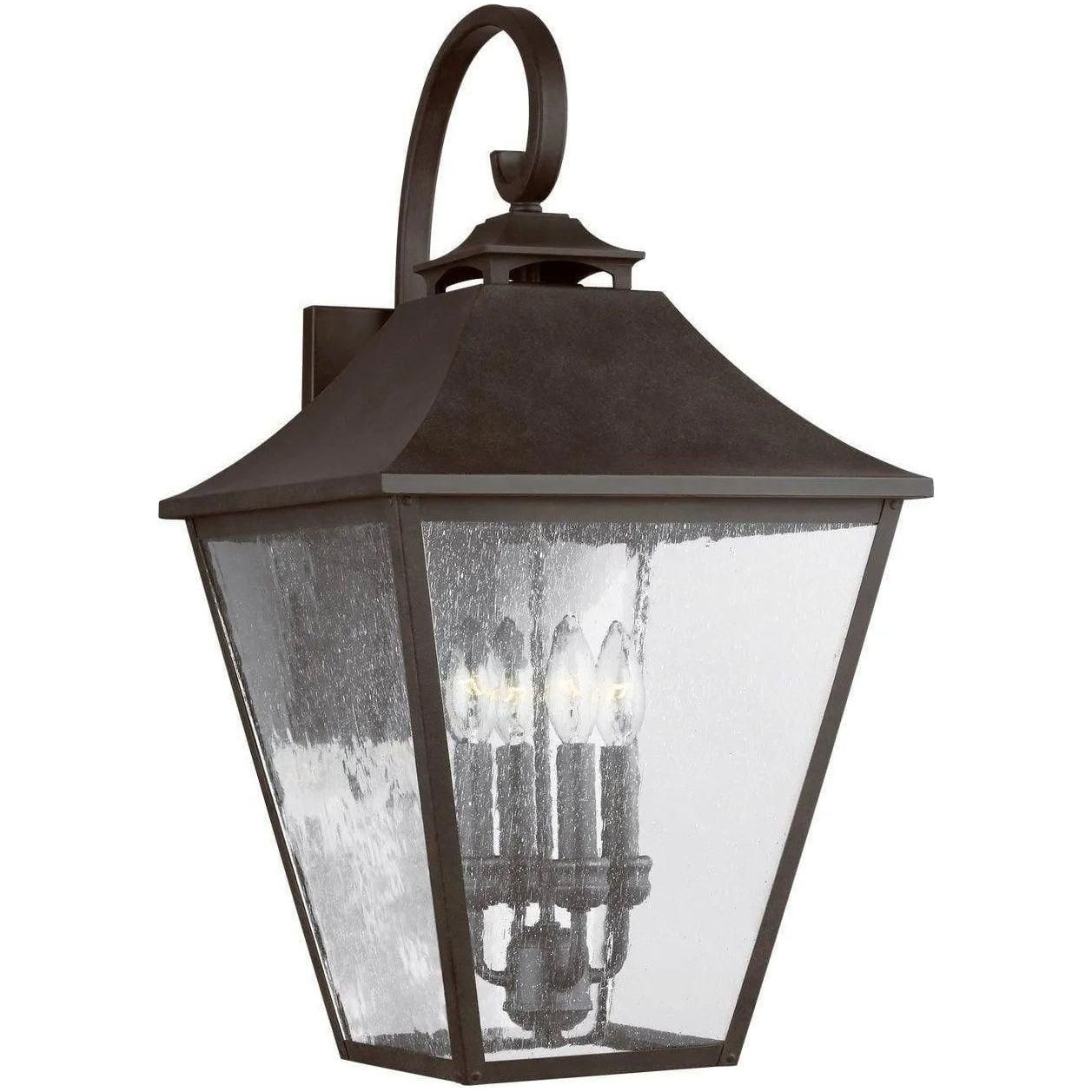 Generation Lighting - Galena Outdoor Wall Lantern - OL14404SBL - Canada Light Shop