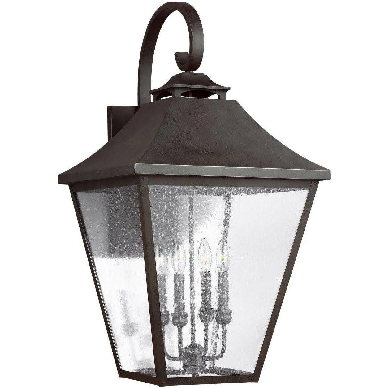 Generation Lighting - Galena Outdoor Wall Lantern - OL14405SBL - Canada Light Shop