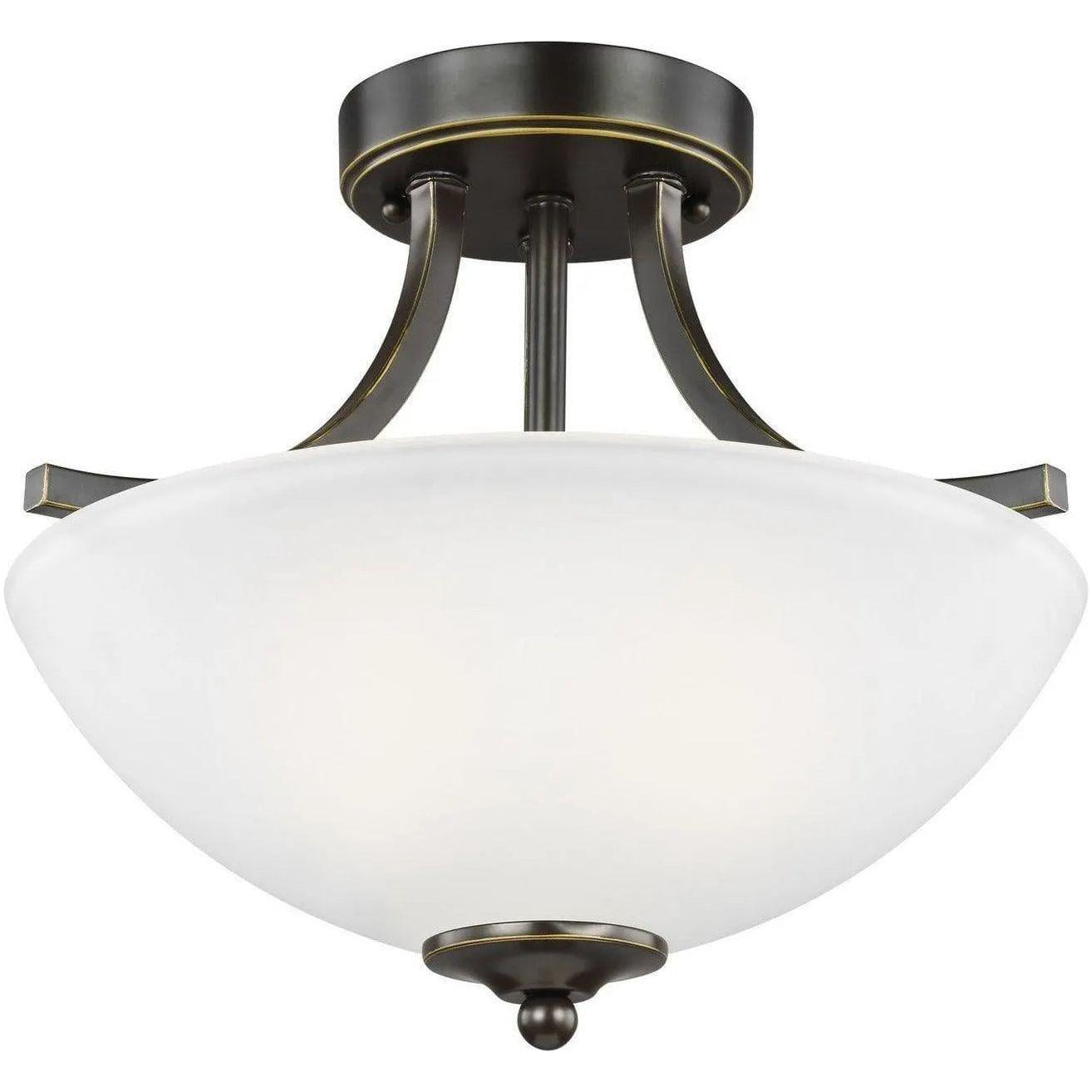Generation Lighting - Geary Semi-Flush Convertible Pendant - 7716502EN3-782 - Canada Light Shop