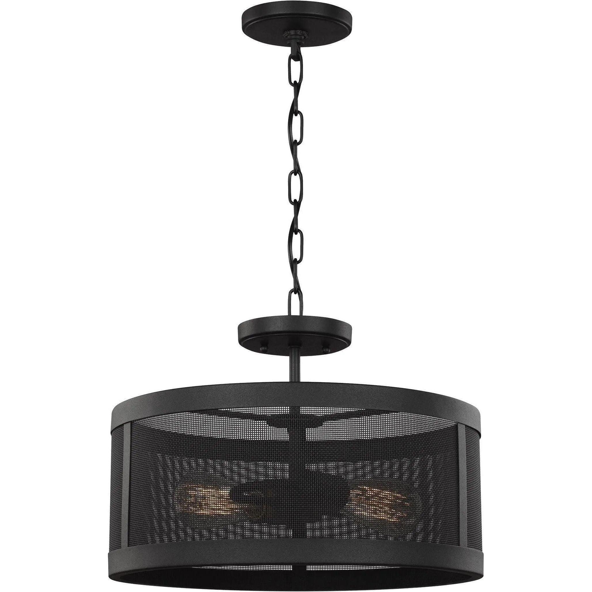 Visual Comfort Studio Collection - Gereon Semi-Flush Convertible Pendant - 7728502EN7-12 - Canada Light Shop
