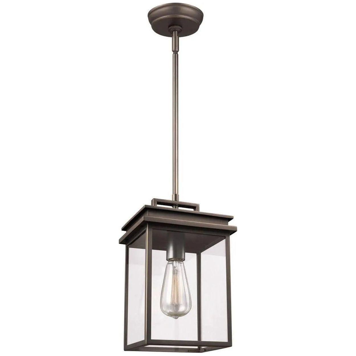 Visual Comfort Studio Collection - Glenview Outdoor Pendant - OL13609ANBZ - Canada Light Shop