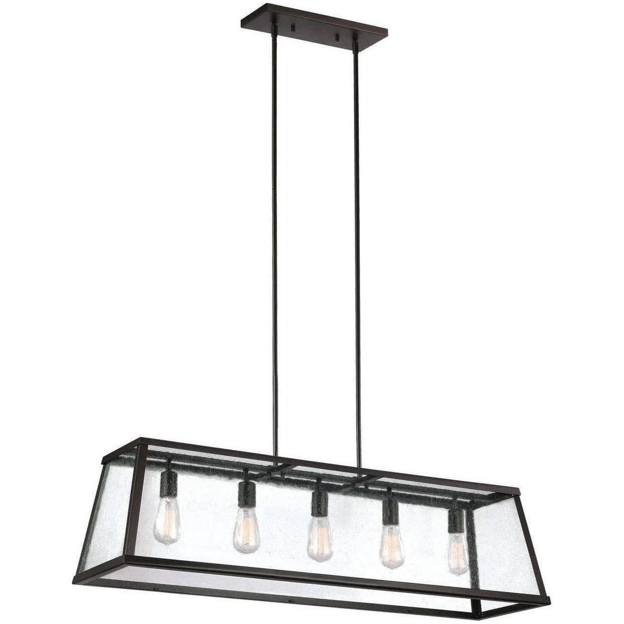 Generation Lighting - Harrow Linear Chandelier - F3073/5ORB - Canada Light Shop