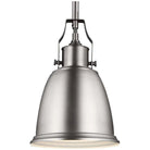 Generation Lighting - Hobson Metal Shade Pendant - P1357SN - Canada Light Shop