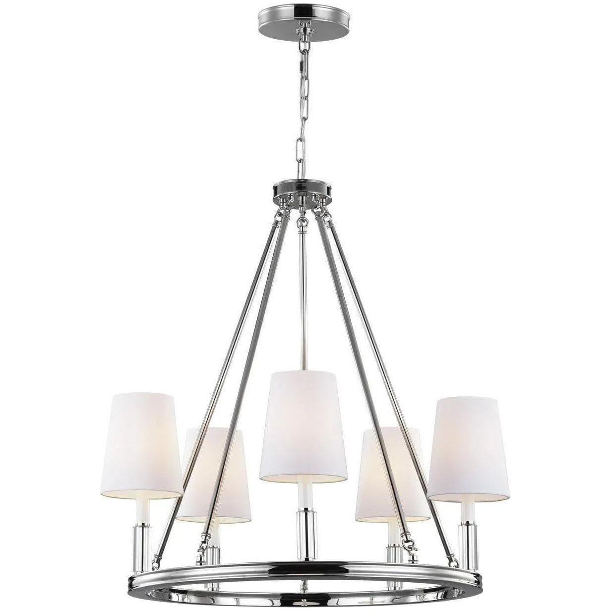 Generation Lighting - Lismore Chandelier - F2922/5PN - Canada Light Shop