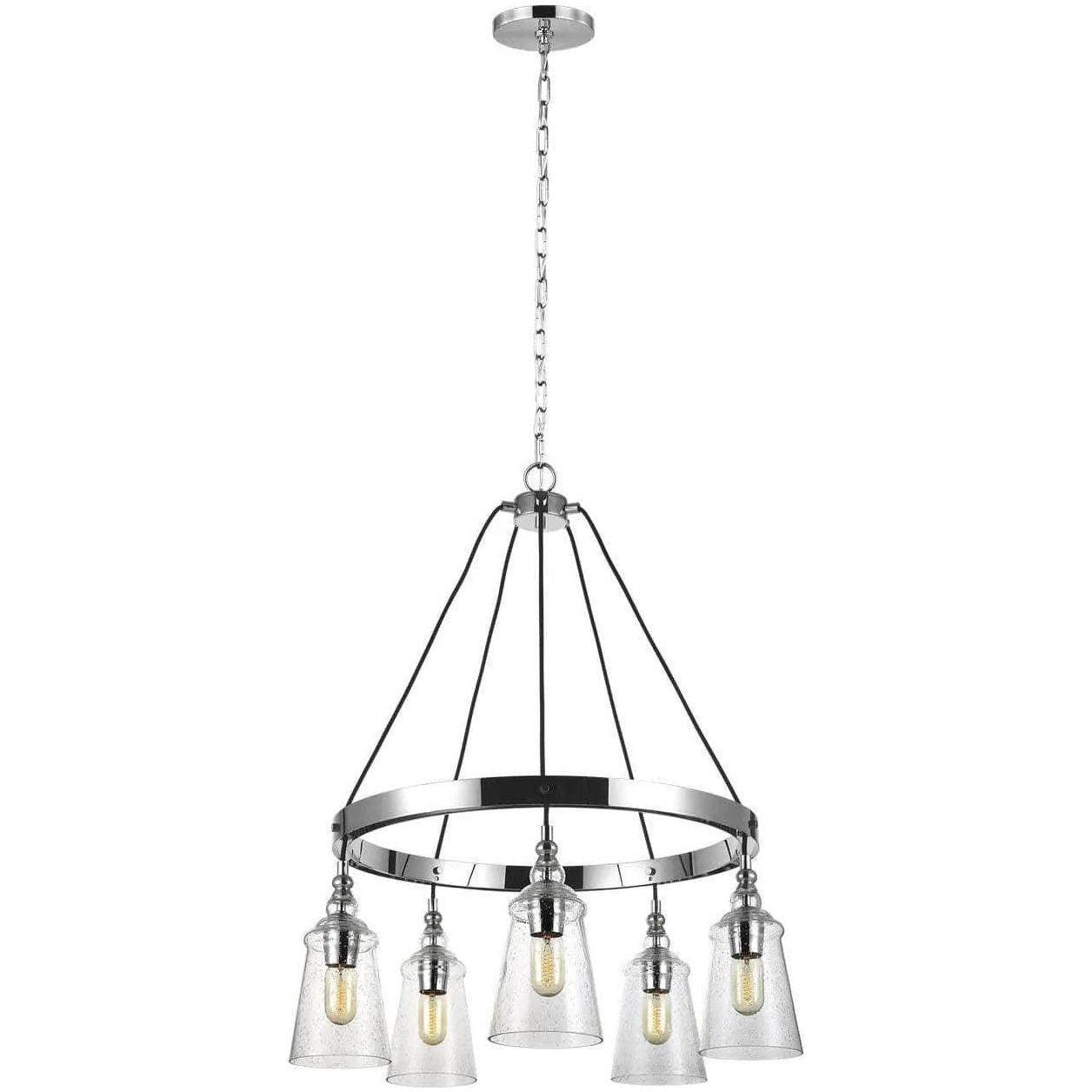 Generation Lighting - Loras Chandelier - F3169/5CH - Canada Light Shop