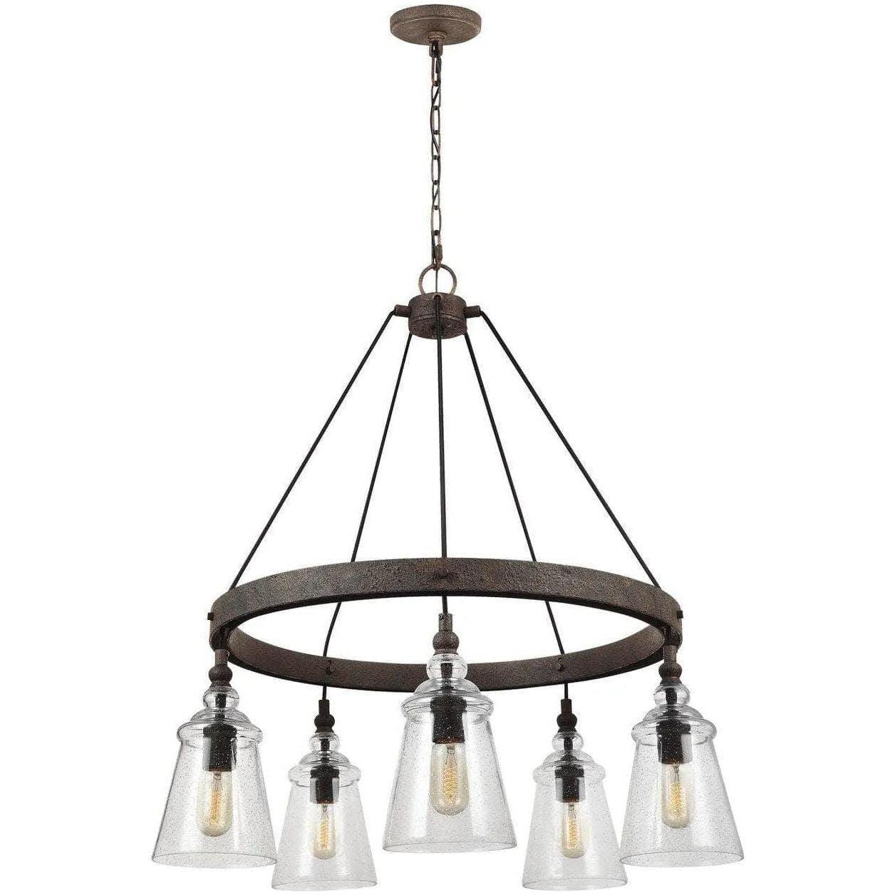 Generation Lighting - Loras Chandelier - F3169/5DWI - Canada Light Shop