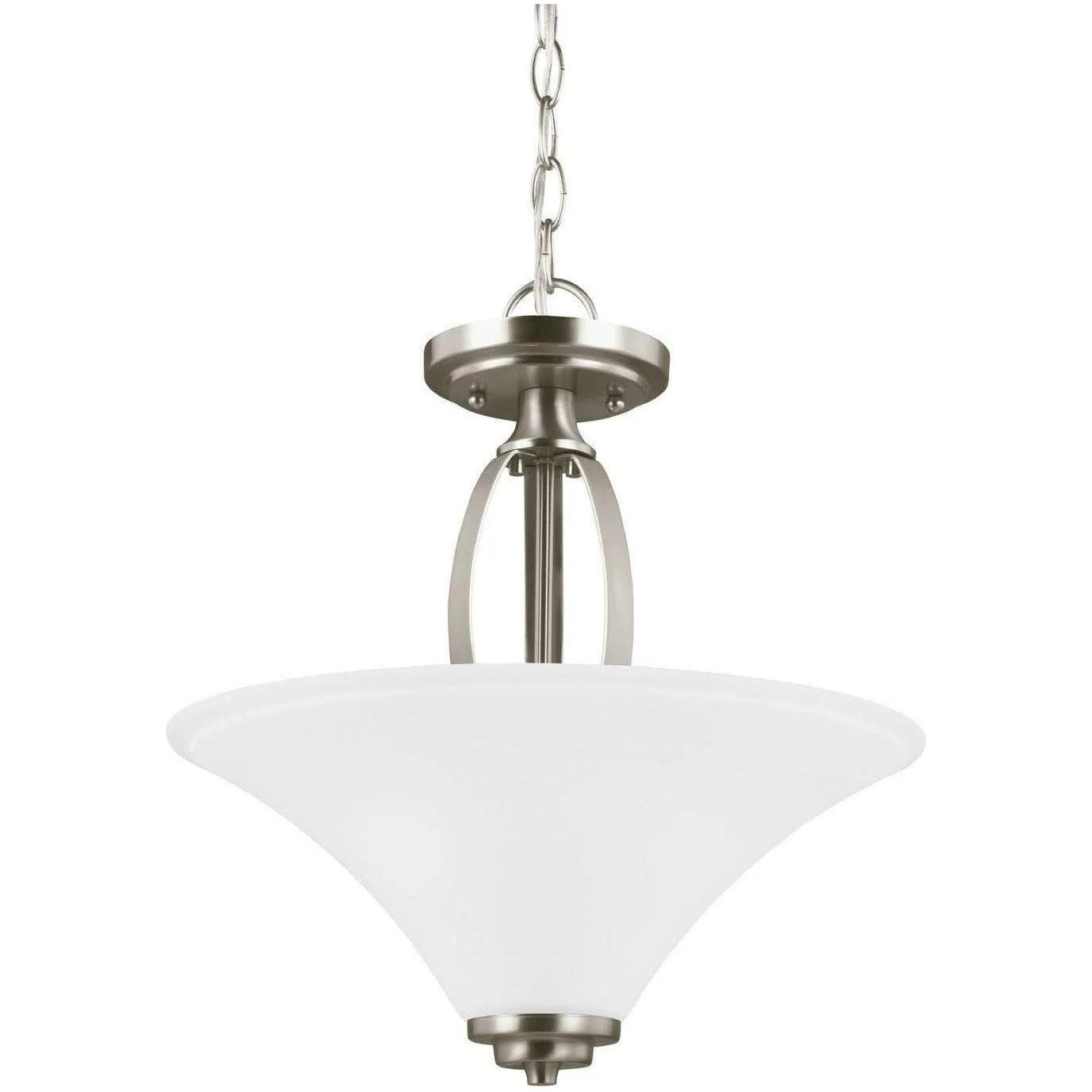 Generation Lighting - Metcalf Semi-Flush Convertible Pendant - 7713202EN3-715 - Canada Light Shop