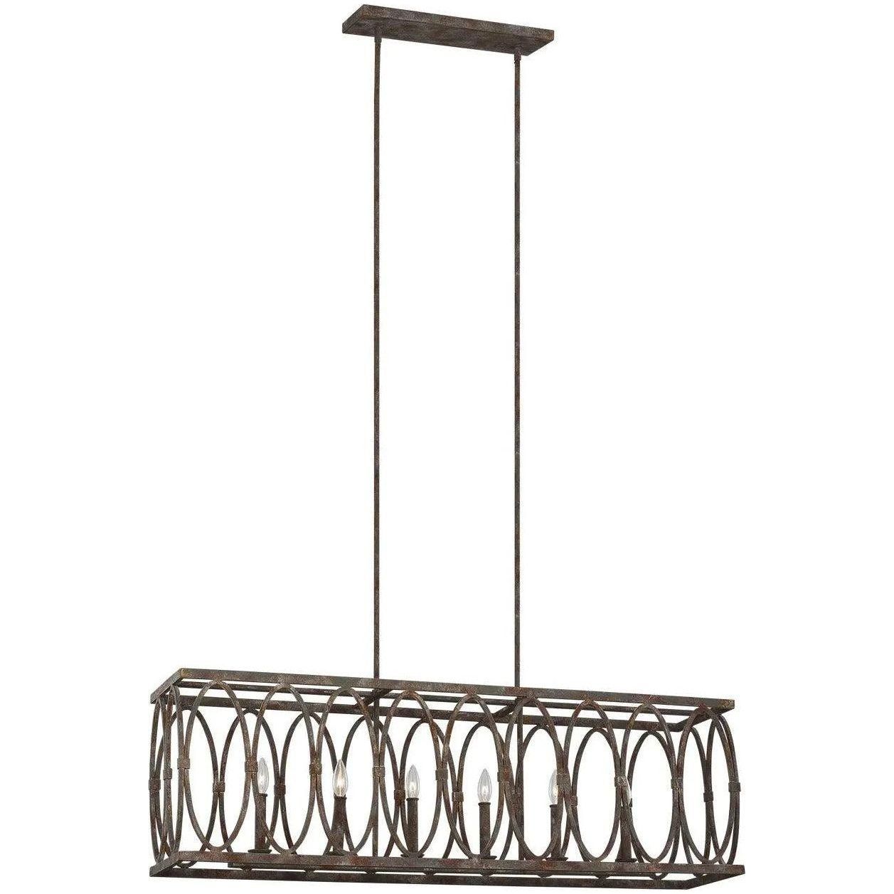 Generation Lighting - Patrice Linear Chandelier - F3224/6DA - Canada Light Shop