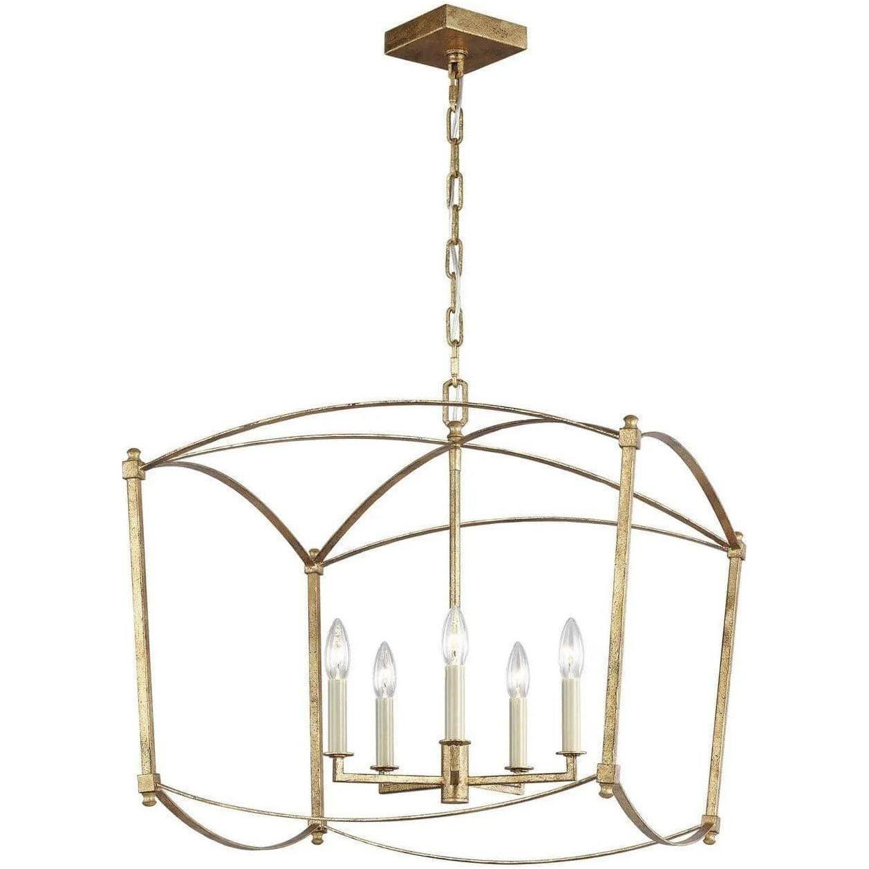 Generation Lighting - Thayer Wide Lantern - F3325/5ADB - Canada Light Shop
