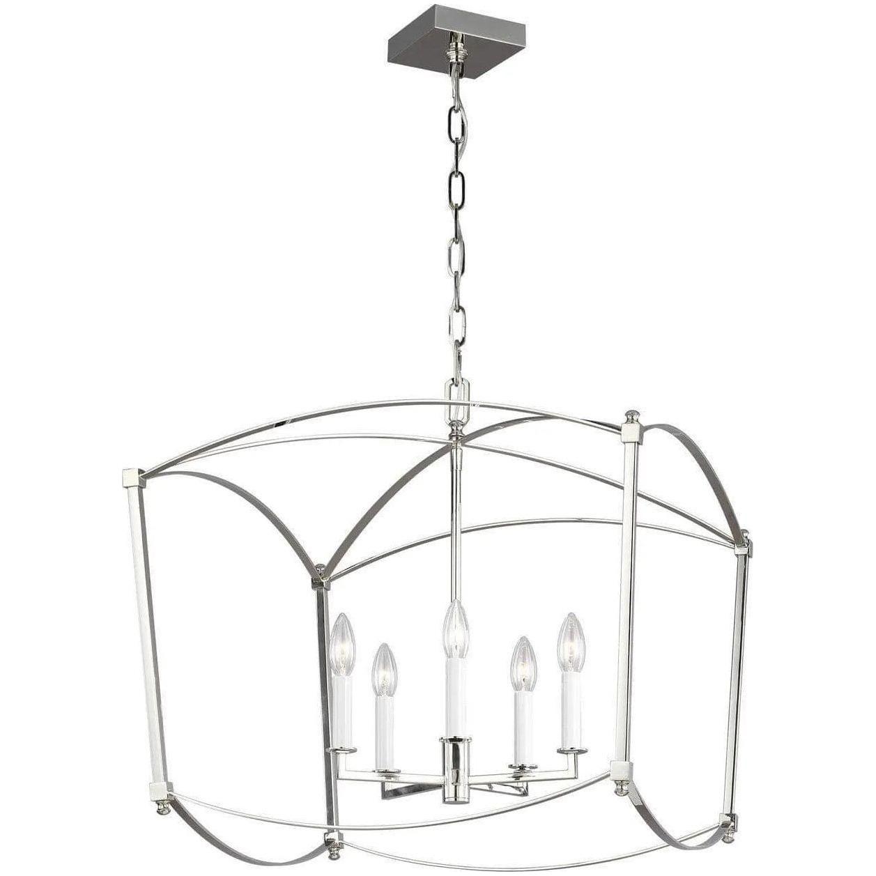 Generation Lighting - Thayer Wide Lantern - F3325/5PN - Canada Light Shop